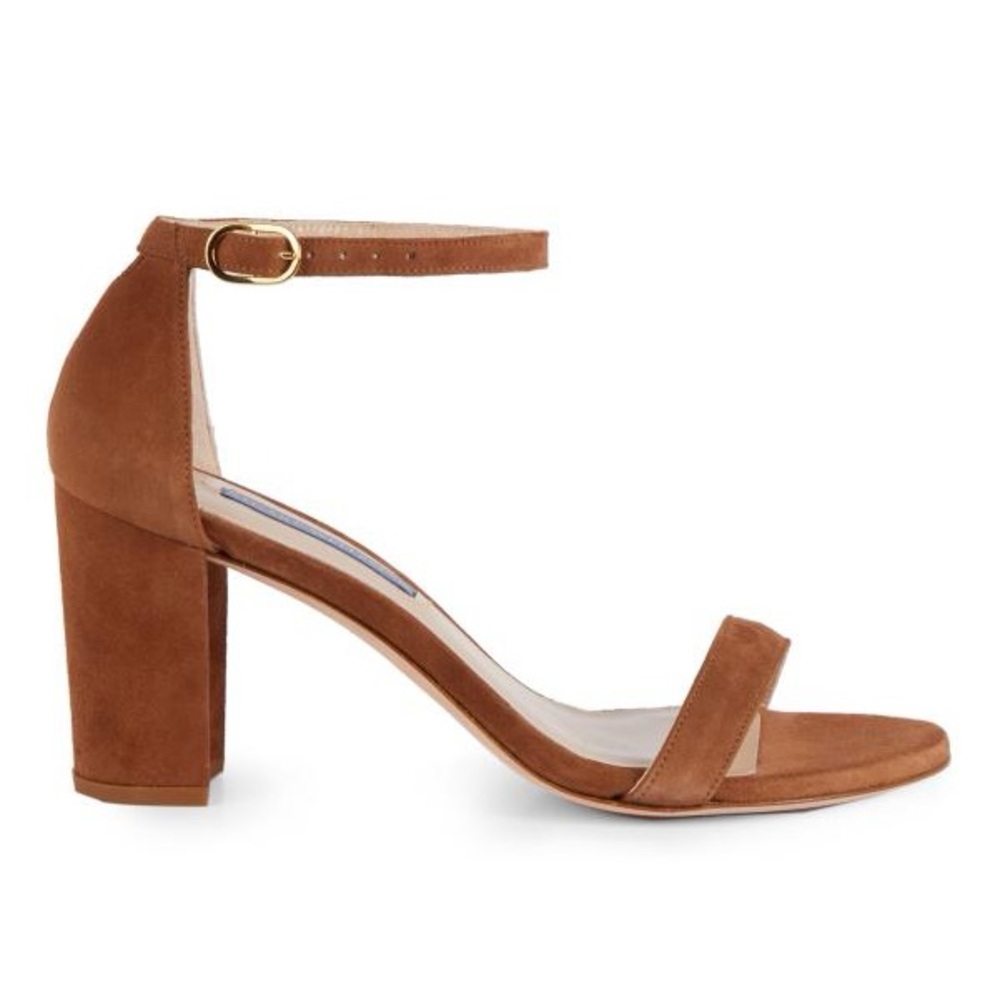 STUART WEITZMAN The Nearly Nude Leather Sandals